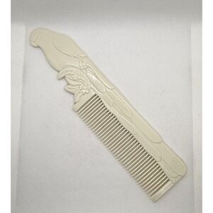 Vintage 1980 Freelance Super Comb 9.5" Parrot White Thick Durable Rare Stamped